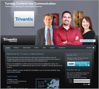 Trivantis website screenshot